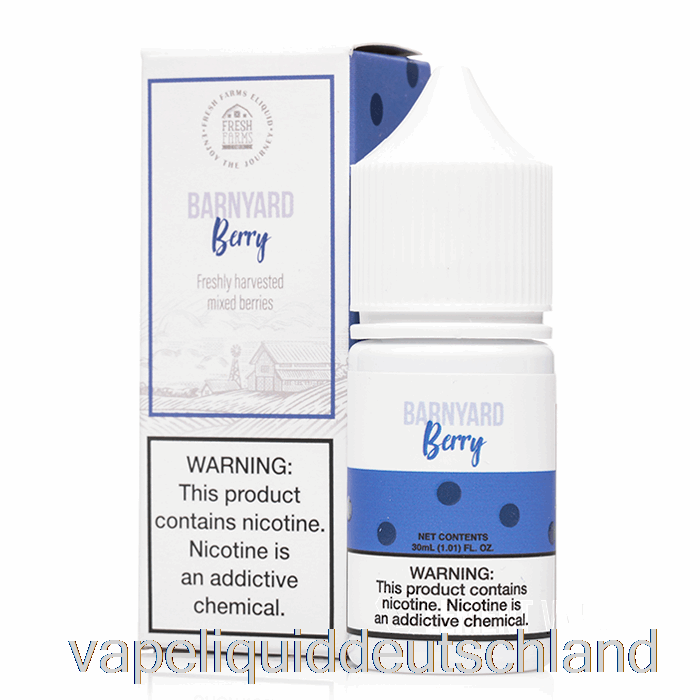 Barnyard Berry – Frische Bauernsalze – 30 Ml 50 Mg Vape-Flüssigkeit